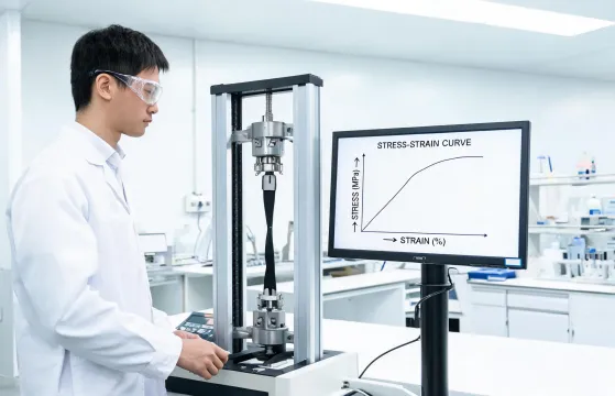 Elastomer tensile testing